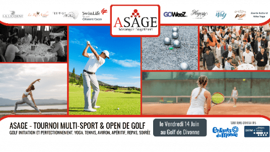 ASAGE : Tournoi Multisport et Open de Golf