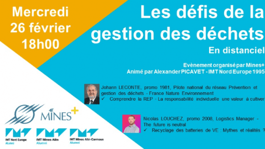 [Webinaire Minerai avec Mines+] Les défis de la gestion des déchets