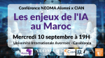 Conférence à Casablanca  Les enjeux de l'IA au Maroc