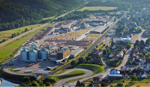 Visite de la nouvelle ligne de sciage-ruban - Groupe SIAT [Urmatt]